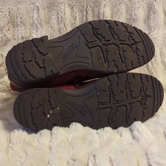 Earth Womens Jordan Wine leather zip boots size 7.5 wide - Picture 3 of 7